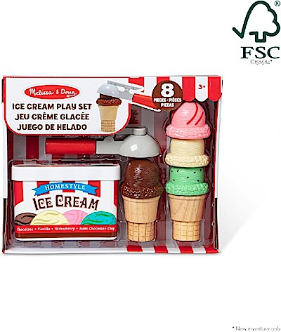 Melissa & Doug Rollenspiel: Eiscreme Spielset