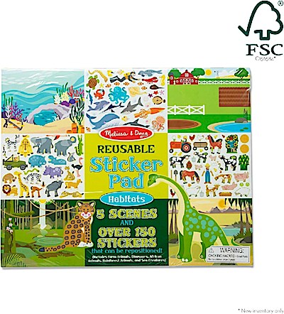 Melissa & Doug: Stickerbuch Lebensräume