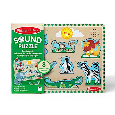 Melissa & Doug Puzzle: Zootiere mit  Sound