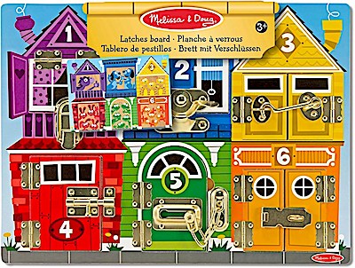 Melissa & Doug: Motoriktafel mit Verschlüssen