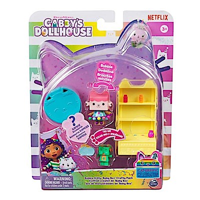 Gabby’s Dollhouse: Bobble Kitty Möbel-Set Baby-Box