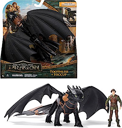 Dragons Actionfigur: Ohnezahn & Hicks