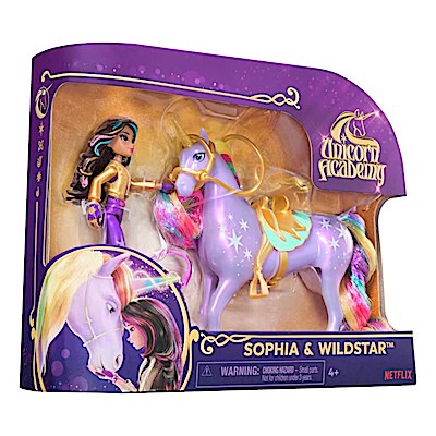 Unicorn Academy Set: Sophia und Einhorn Wildstar