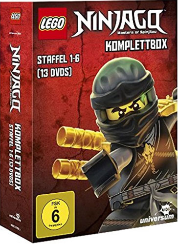 LEGO: Ninjago - BOX Staffel 1-6 (DVD) Min: 1606/DD/WS  13Disc