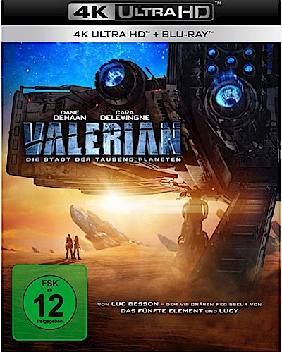 Valerian - Stadt d.tsd. Planeten(UHD+BR) Min: 137/DD5.1/WS  2Disc