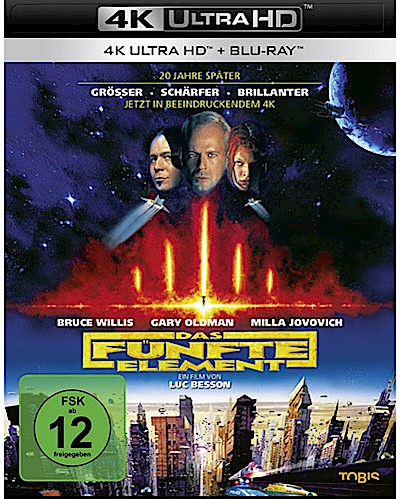 Fünfte Element, Das (UHD+BR) remastered Min: 126/DD5.1 DTS/WS  2Disc