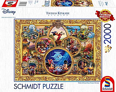 Puzzle - Disney: Mickey & Minnie Collage (2000 Teile)