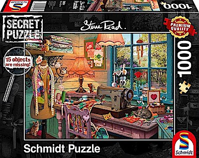 Puzzle - Im Nähzimmer (1000 Teile)