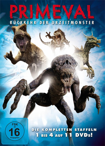 Primeval - Rückkehr der Urzeitmonster: Boxset Staffel 1-4 (1