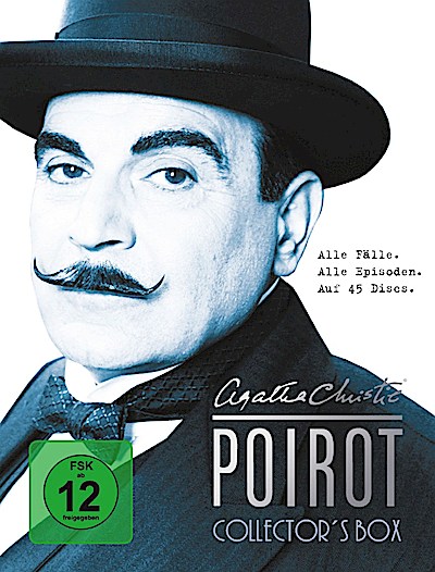 Poirot - Collector’s Box. Alle Fälle. Alle Episoden. Auf 45