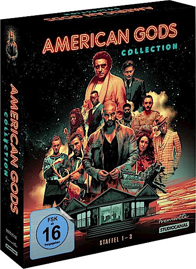 American Gods - Staffel  1-3 (BR) Min: 1399/DD5.1/WS  10Disc, Schuber