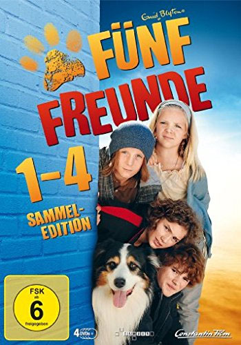 Fünf Freunde  1-4 (DVD) Movie Collection Min: 362/DD5.1/WS  limitierte Auflage