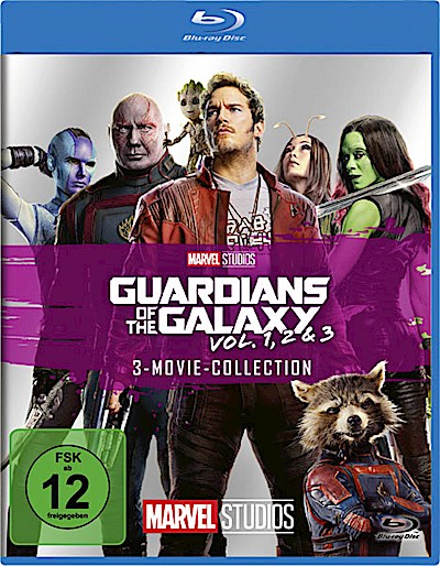 Guardians of the Galaxy 3er-Movie-Col. (BR)  Min: 406/DD5.1/WS 3Disc