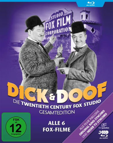 Dick & Doof  FOX-Studio-Edition (BR) Alle 6 FOX Filme, 6Disc, Min: 414/DD/WS