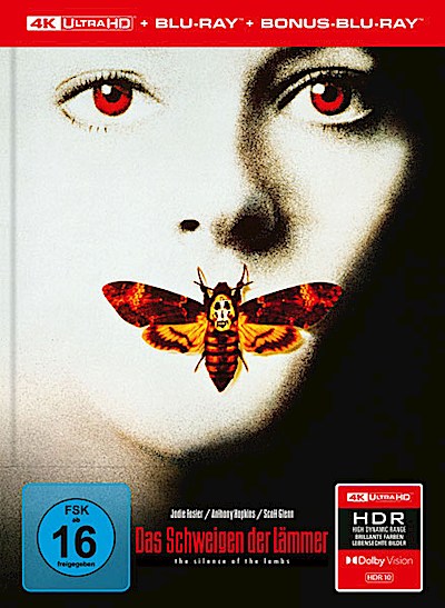 Schweigen der Lämmer (UHD+BR) LE -MB-  Limitiertes Mediabook, 4K