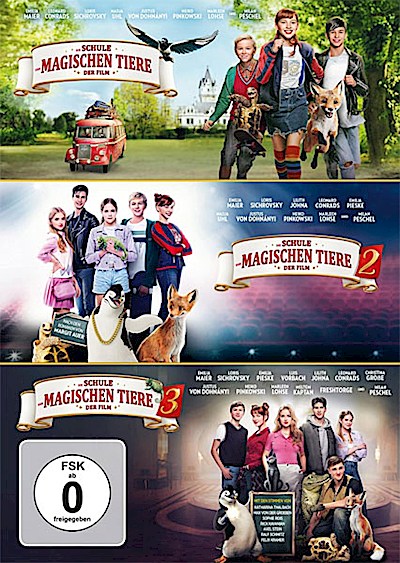Schule der magischen Tiere 1-3 (DVD) 3Disc  Min: 289/DD5.1/WS