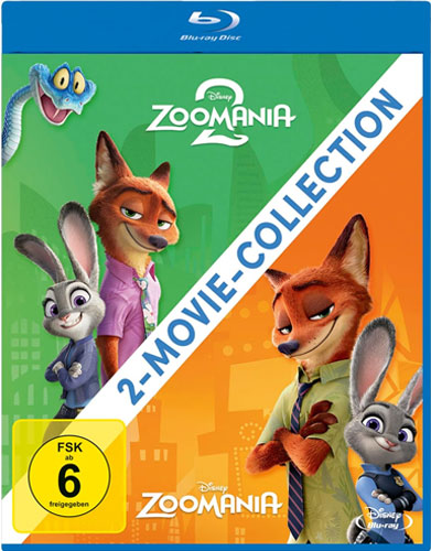Zoomania / Zoomania 2 (3-Movie-Collection)