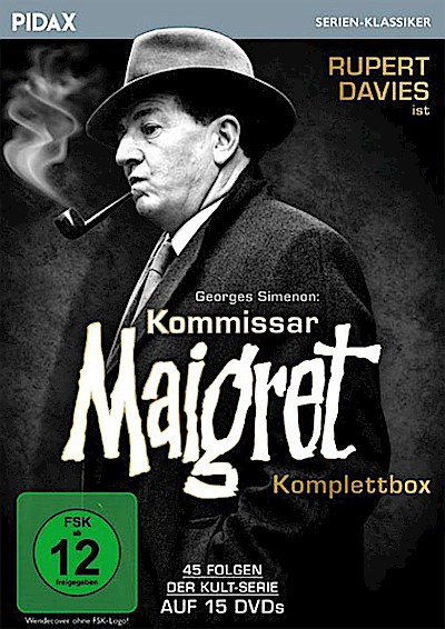 Kommissar Maigret - Komplette BOX (DVD) 15 Disc Min: 2264/DD/VB 4:3 s/w 1960-63 PIDAX