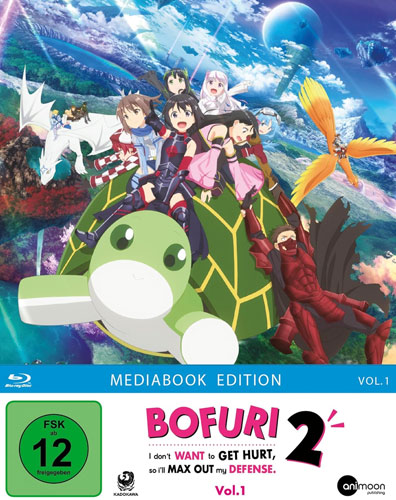 Bofuri: I Dont Want to Get Hurt..  S# 2.1 (DVD) SS  Staffel 2.1 Mediabook mit Sammelschuber, Limited Ed.