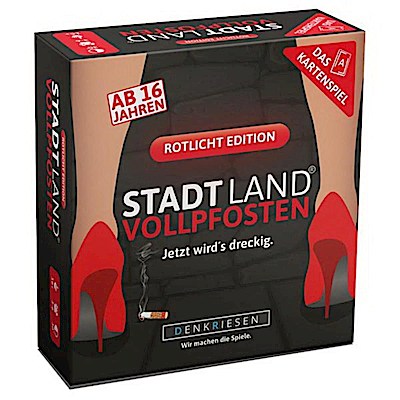 STADT LAND VOLLPFOSTEN® Kartenspiel - Rotlicht