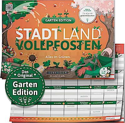 STADT LAND VOLLPFOSTEN® - GARTEN EDITION - "Alles im Grünen." - A4