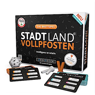 STADT LAND VOLLPFOSTEN® Brettspiel (+ junior-Erweiterung)