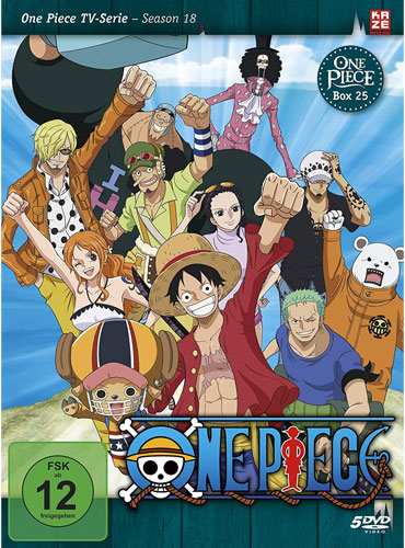 One Piece BOX 25 (DVD)  TV-Serie (Episoden 747-779)  5Disc