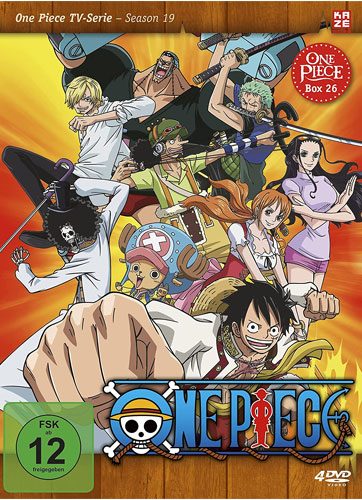 One Piece BOX 26 (DVD)  TV-Serie (Episoden 780-804)  4Disc