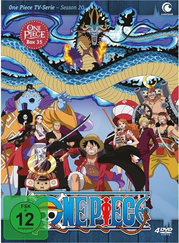 One Piece BOX 35 (DVD)  TV-Serie  4Disc, Ep.: 1001–1025
