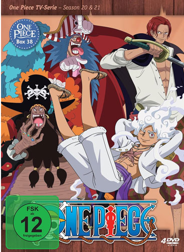 One Piece BOX 38 (DVD)  TV-Serie  4Disc, Ep.: 1076-1100