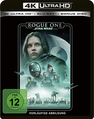 Star Wars - Rouge One (UHD+BR) 4K Ultra Min: 134/DD5.1/WS 3Disc *Line Look 2020
