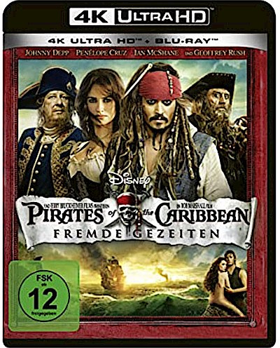 Fluch der Karibik 4 (UHD) 4K 2Disc  Fremde Gezeiten, Pirates of the Caribbean