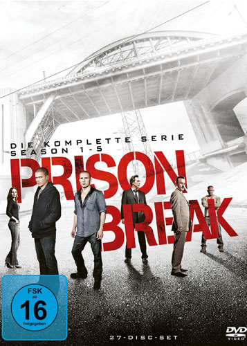 Prison Break - Komplette BOX (DVD) 27 Disc  Staffel 1-5 (inkl. Film)