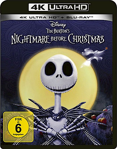 Nightmare before Christmas (UHD+BR) 4K 2Disc  Min: 79/DTS5.1/WS