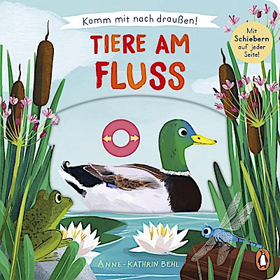 Komm mit nach draußen! - Tiere am Fluss (mit Schiebern)