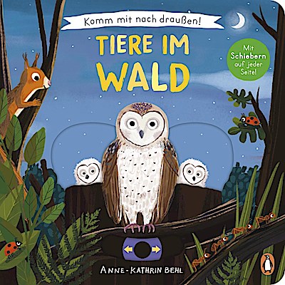 Komm mit nach draußen! - Tiere im Wald (mit Schiebern)