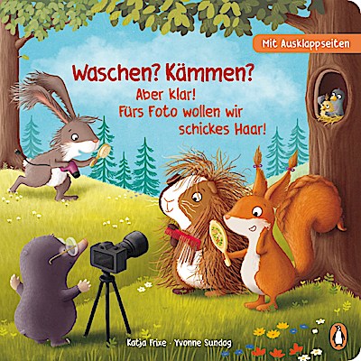 Waschen? Kämmen? Aber klar! Fürs Foto wollen wir schickes H