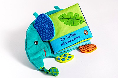 Mein Kuschel-Knisterbuch: Der Elefant und seine Freunde
