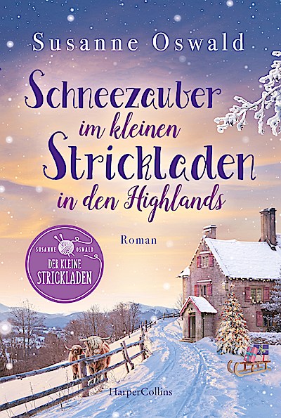 Schneezauber im kleinen Strickladen in den Highlands
