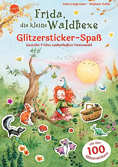 Frida, die kleine Waldhexe - Glitzersticker-Spaß