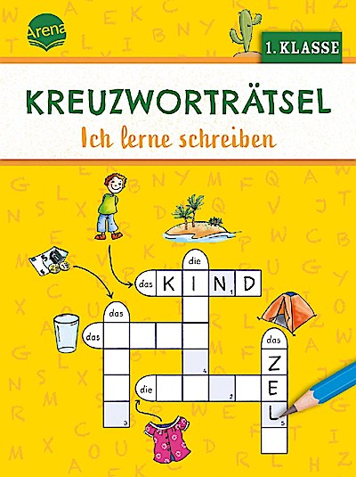 Kreuzworträtsel - Ich lerne schreiben (1. Klasse)
