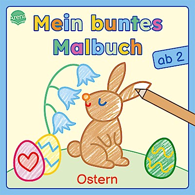 Mein buntes Malbuch - Ostern