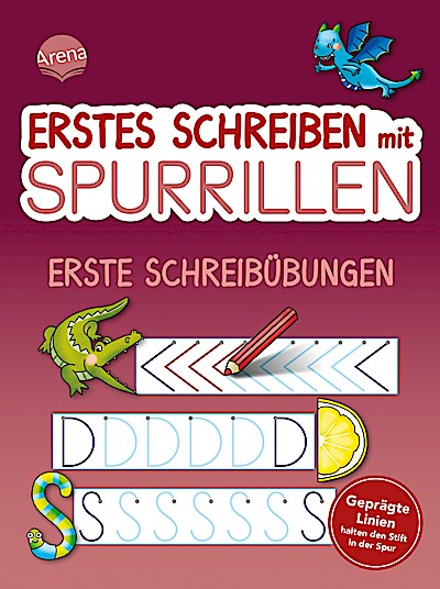 Erstes Schreiben mit Spurrillen - Erste Schreibübungen