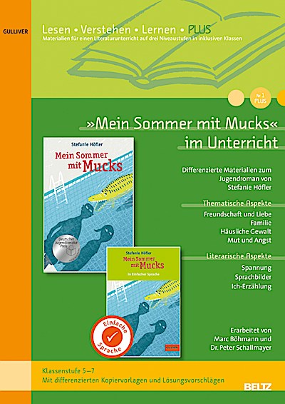 »Mein Sommer mit Mucks« im Unterricht