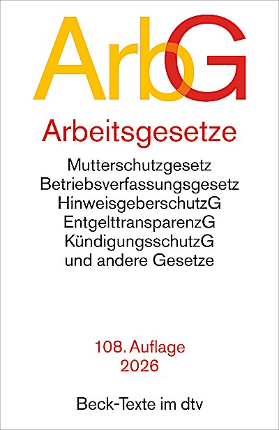 Arbeitsgesetze. ArbG