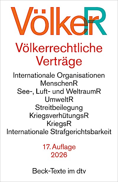 Völkerrechtliche Verträge. VölkerR