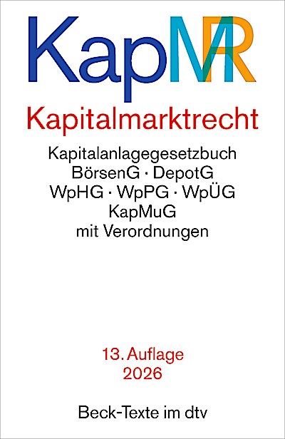 Kapitalmarktrecht. KapMR