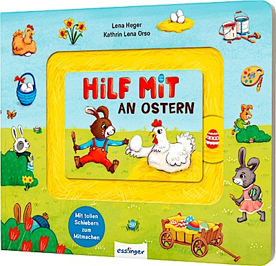 Meine Schiebebahn-Pappe: Hilf mit an Ostern