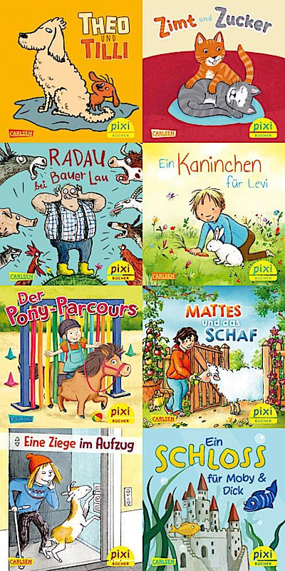 Pixi-8er-Set 306: Pixis Lieblingstiere (8x1 Exemplar)