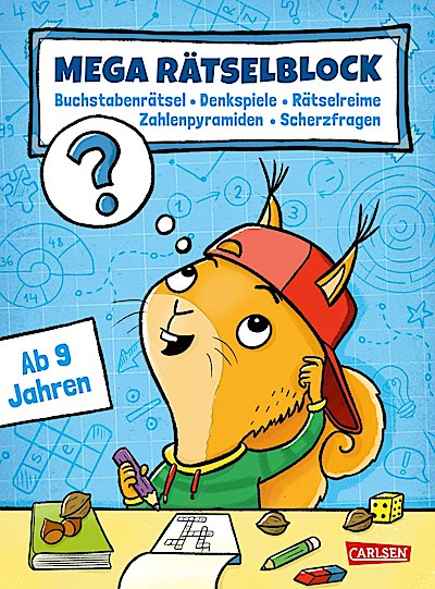 Mega Rätselblock - Buchstabenrätsel, Denkspiel...